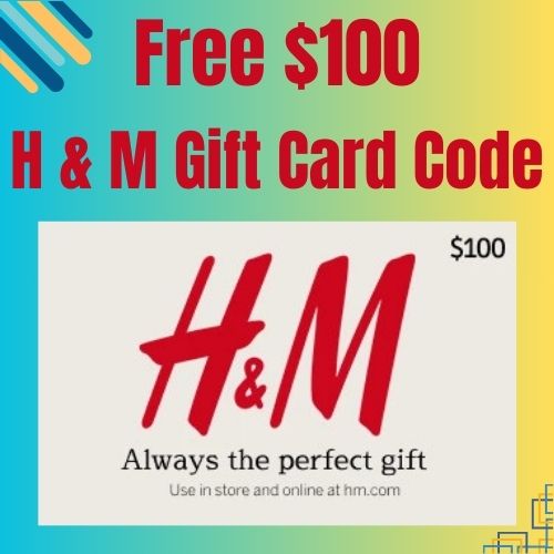 H&M Unlock Gift Card Codes With Unique Code