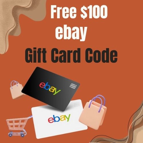 Authentic eBay Gift Card Code 100% Working Now