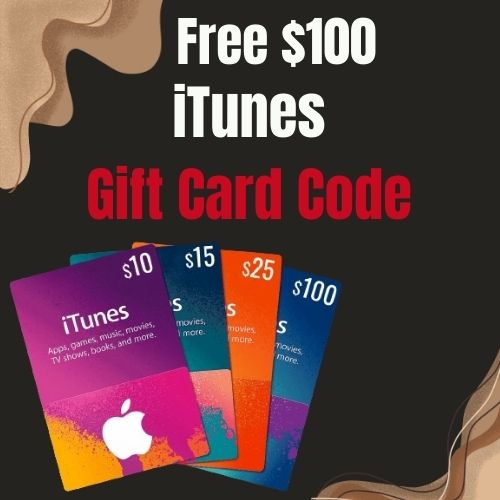 Brand New iTunes Gift Card Code 100% Working