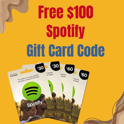 Live Spotify Gift Card Codes Fully Easy functional